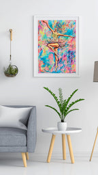 Ballet dancer art print