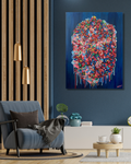 Original Pop Art Oil Painting "Imagination Bursts"