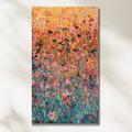 "Chaotic flowers", Original floral Acrylics Painting