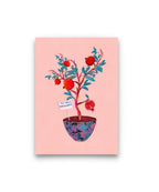 The magic pomegranate watercolor art print