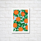 Cozy Oranges Print - Oranges Art Print, by KKArts