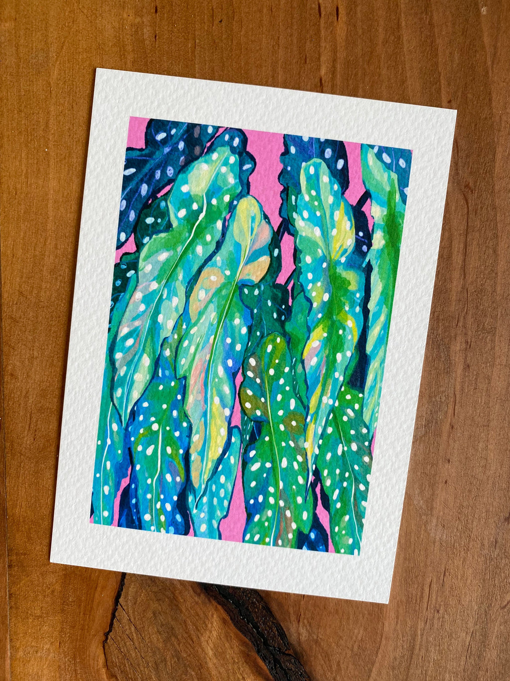 Shades of Polka Dot Art Print Illustration
