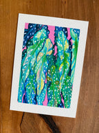 Shades of Polka Dot Art Print Illustration