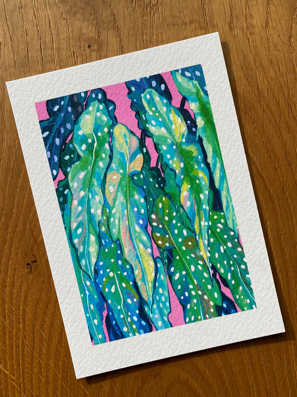 Shades of Polka Dot Art Print Illustration
