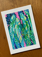 Shades of Polka Dot Art Print Illustration