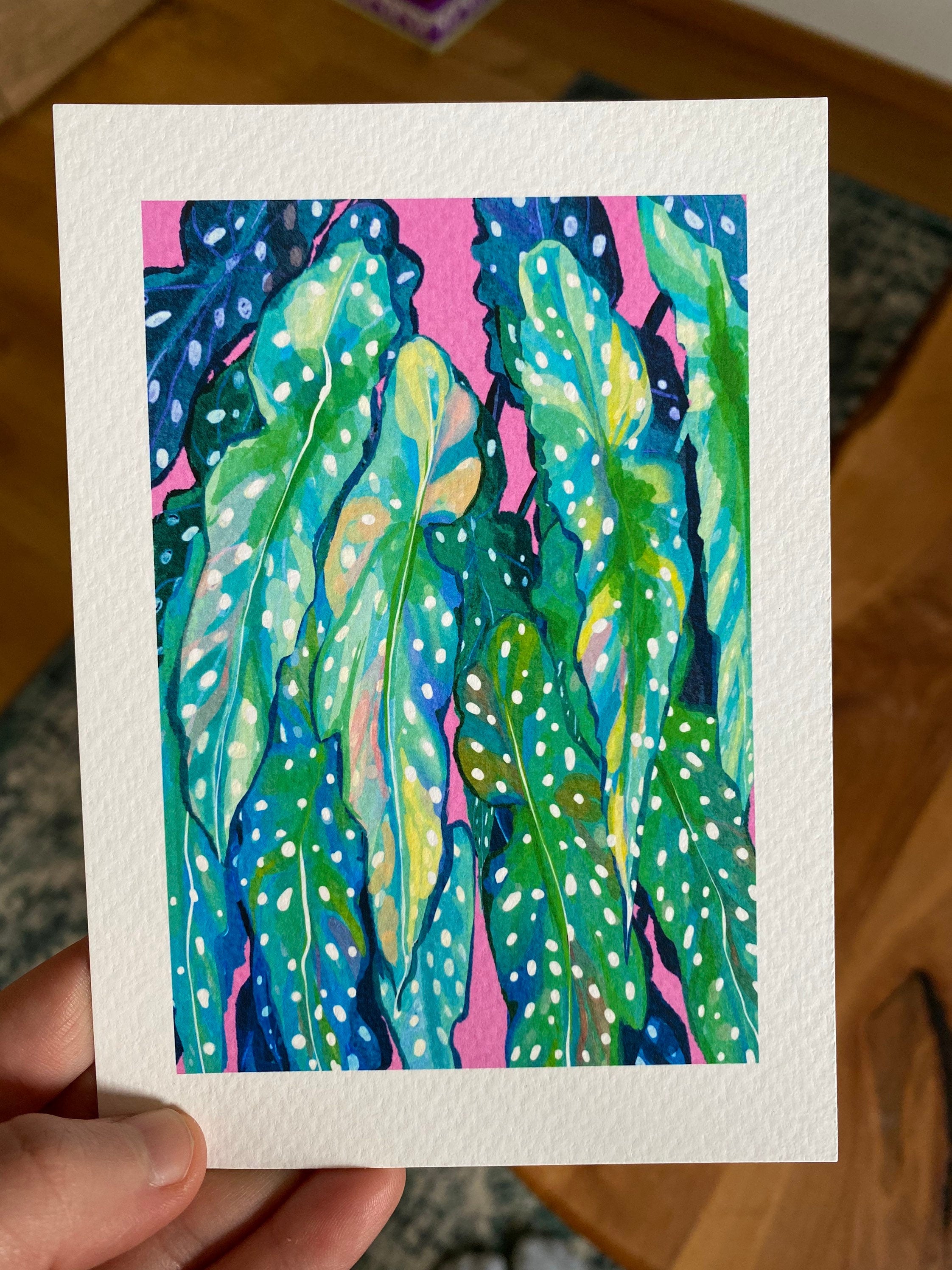 Shades of Polka Dot Art Print Illustration