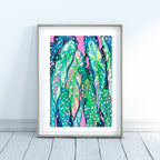 Shades of Polka Dot Art Print Illustration