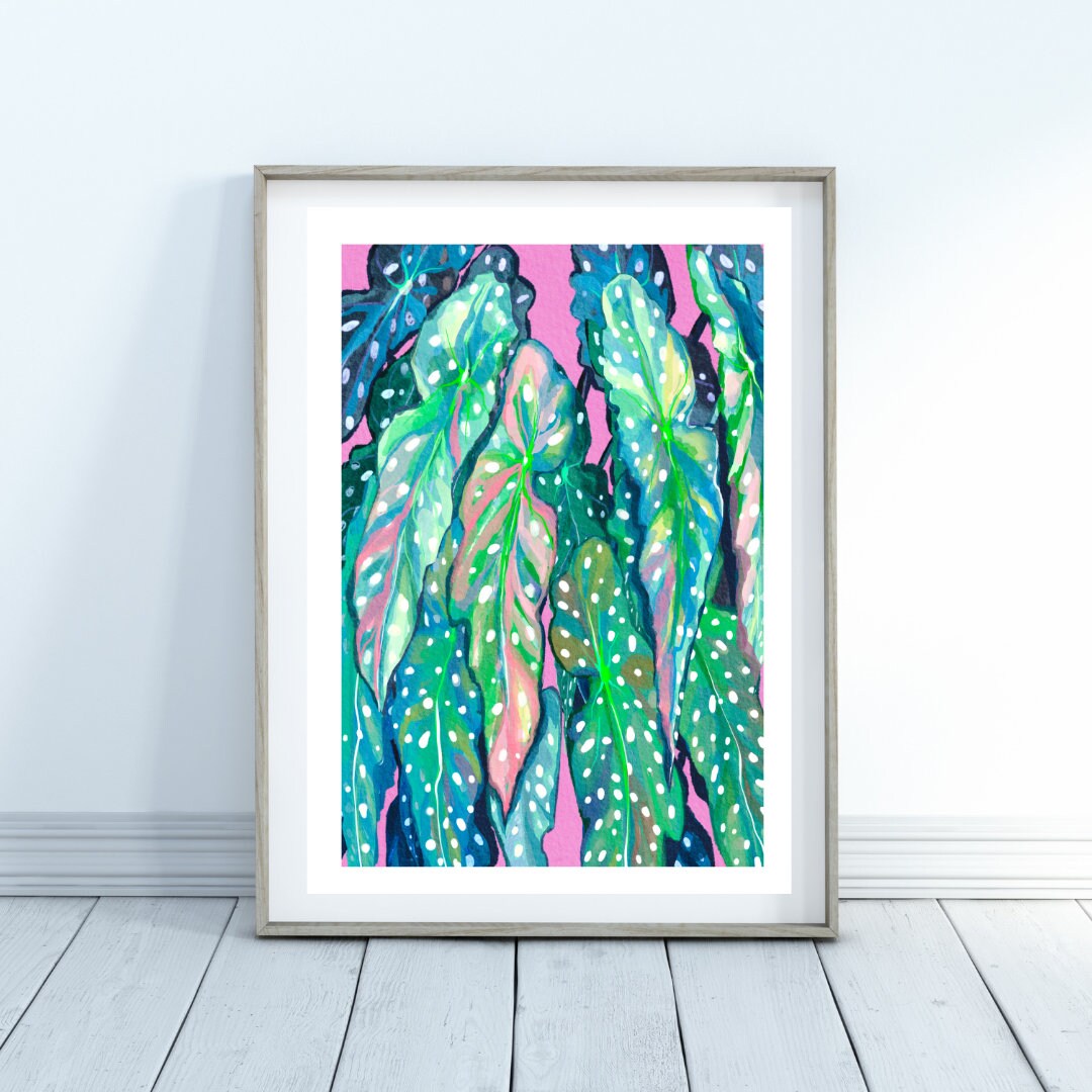 Shades of Polka Dot Art Print Illustration