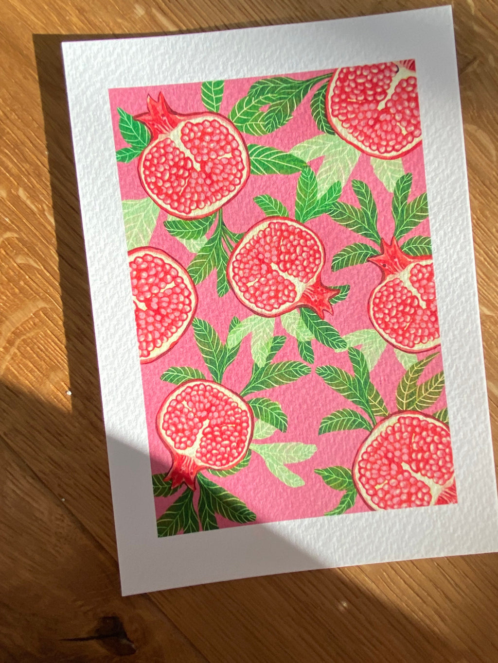 Pomegranates Giclée Art Print, Pomegranate Art