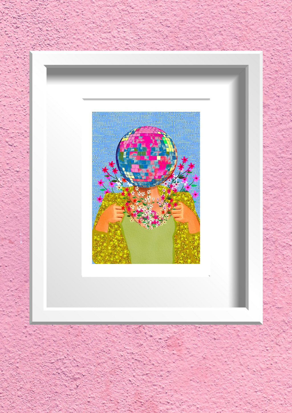 Disco Ball Art Print: Music Lover Illustration by KKArts