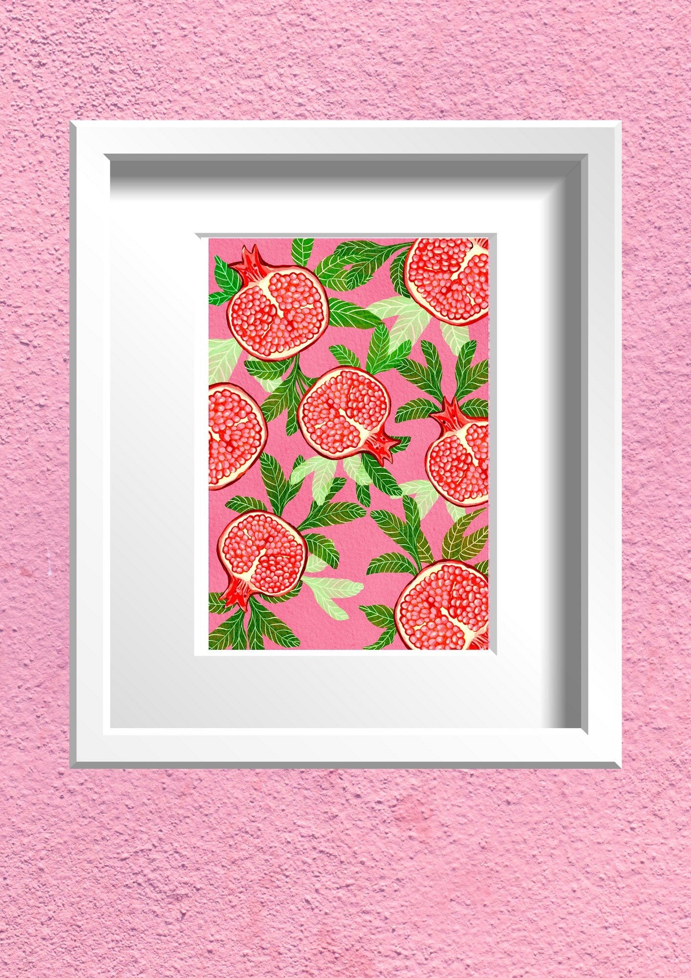 Pomegranates Giclée Art Print, Pomegranate Art