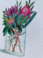 Proteas Painting Proteas Print, by KKArts