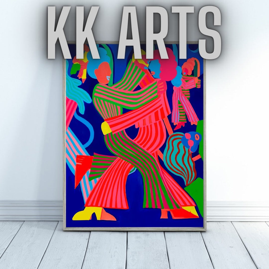 Just dance - Original Art print , by KKArts