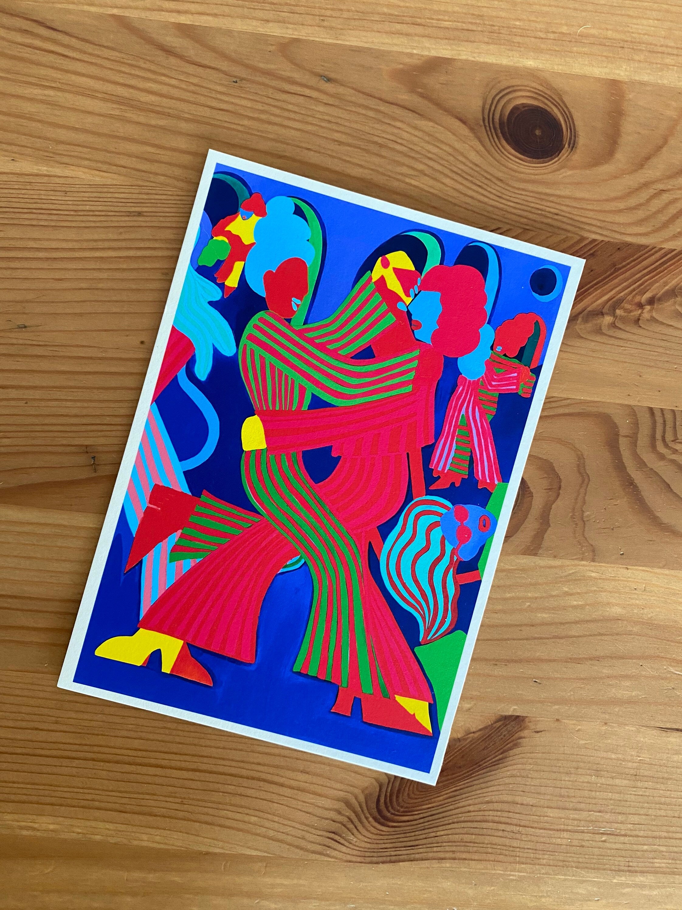 Just dance - Original Art print , by KKArts