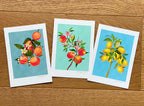 Peach & Lemon Tree Giclée Art Print Fruity Branches