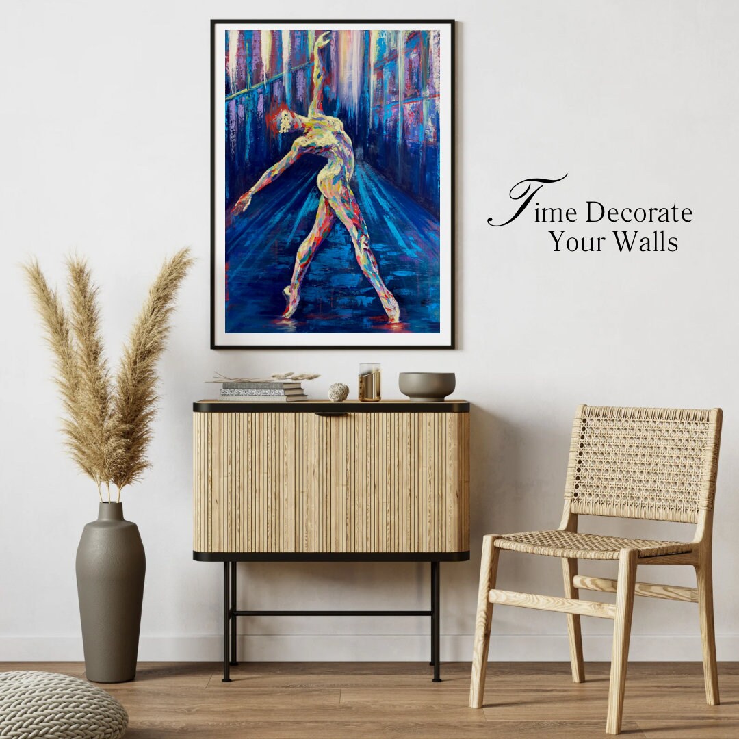 Ballet Dancer Art Print from original Ballerina Painting