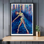 Ballet Dancer Art Print from original Ballerina Painting