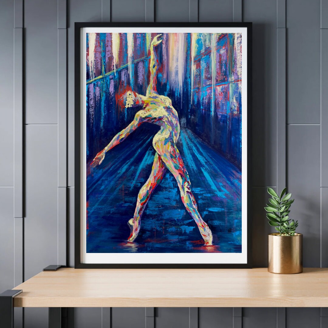 Ballet Dancer Art Print from original Ballerina Painting