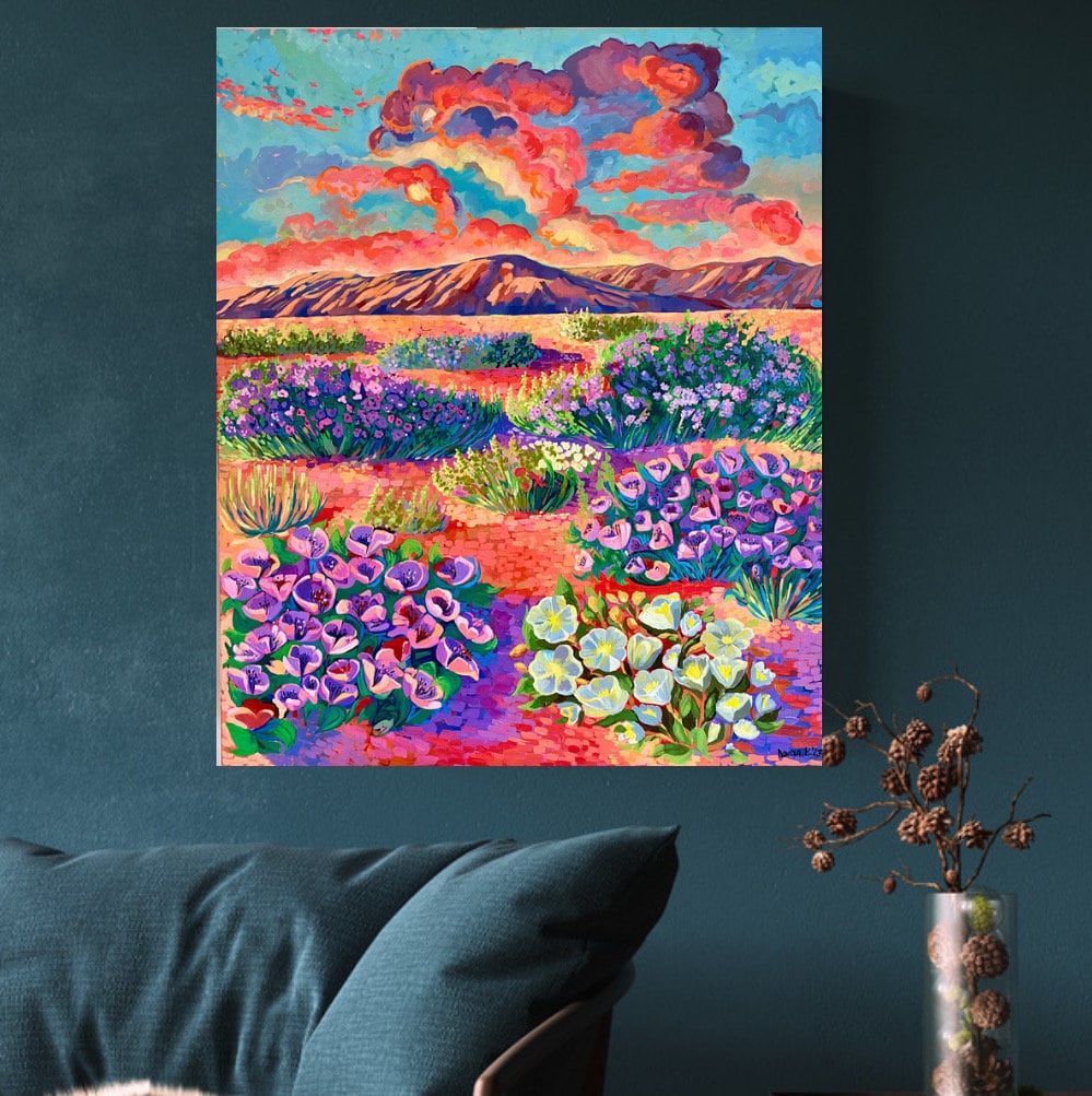 Art print of Original landscape oil and acrylic painting