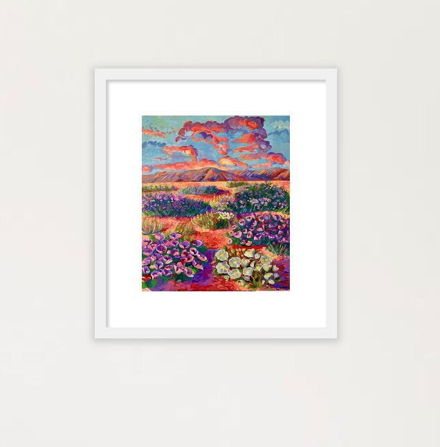 Art print of Original landscape oil and acrylic painting