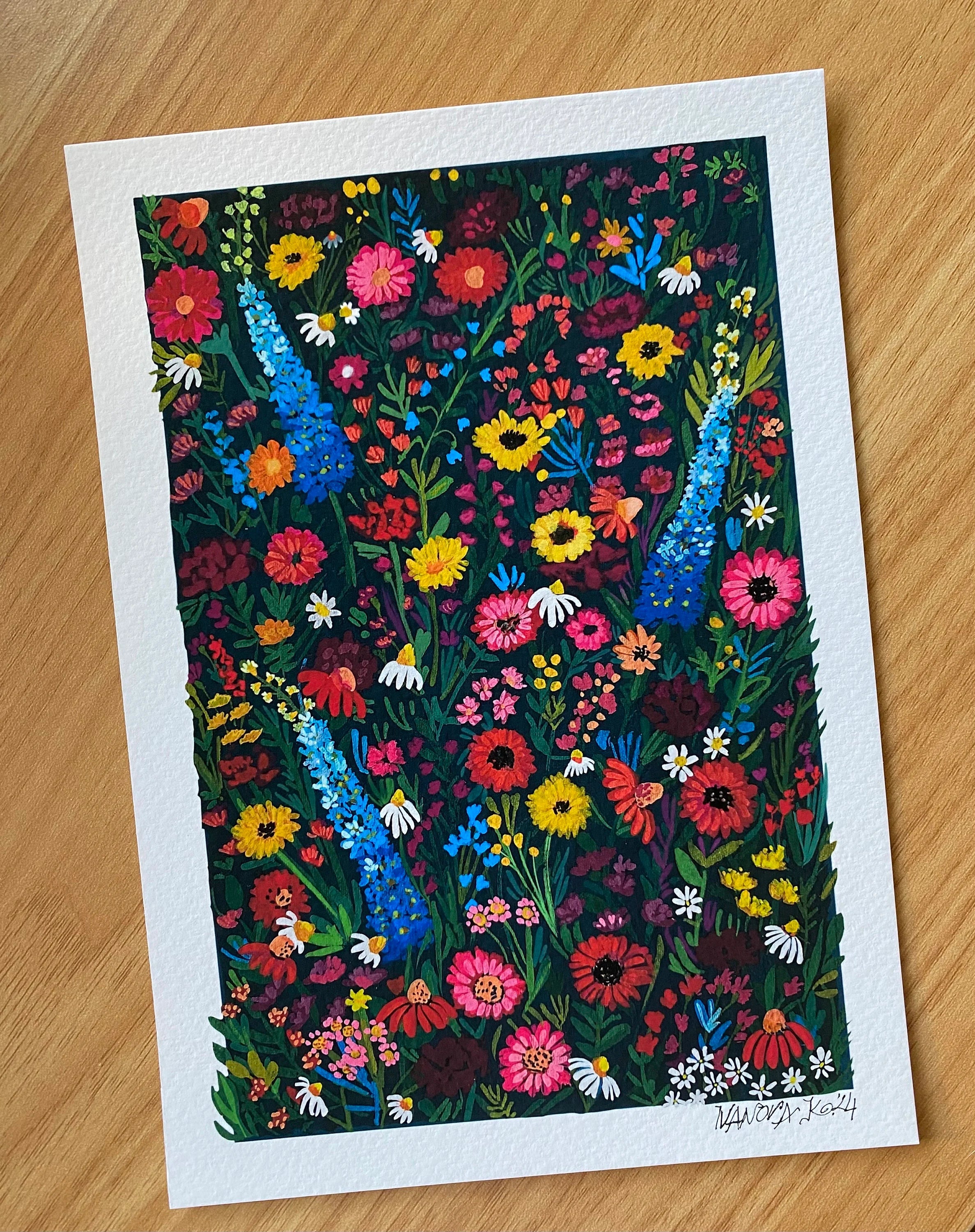 "Weigela vibrant flowers" —  Giclée Art Print | Katerina Ivanova