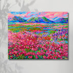 Giclée Signed Art Print of Original Oil Painting Wild Flowers