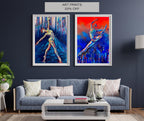 Ballet Dancer Art Print from original Ballerina Painting