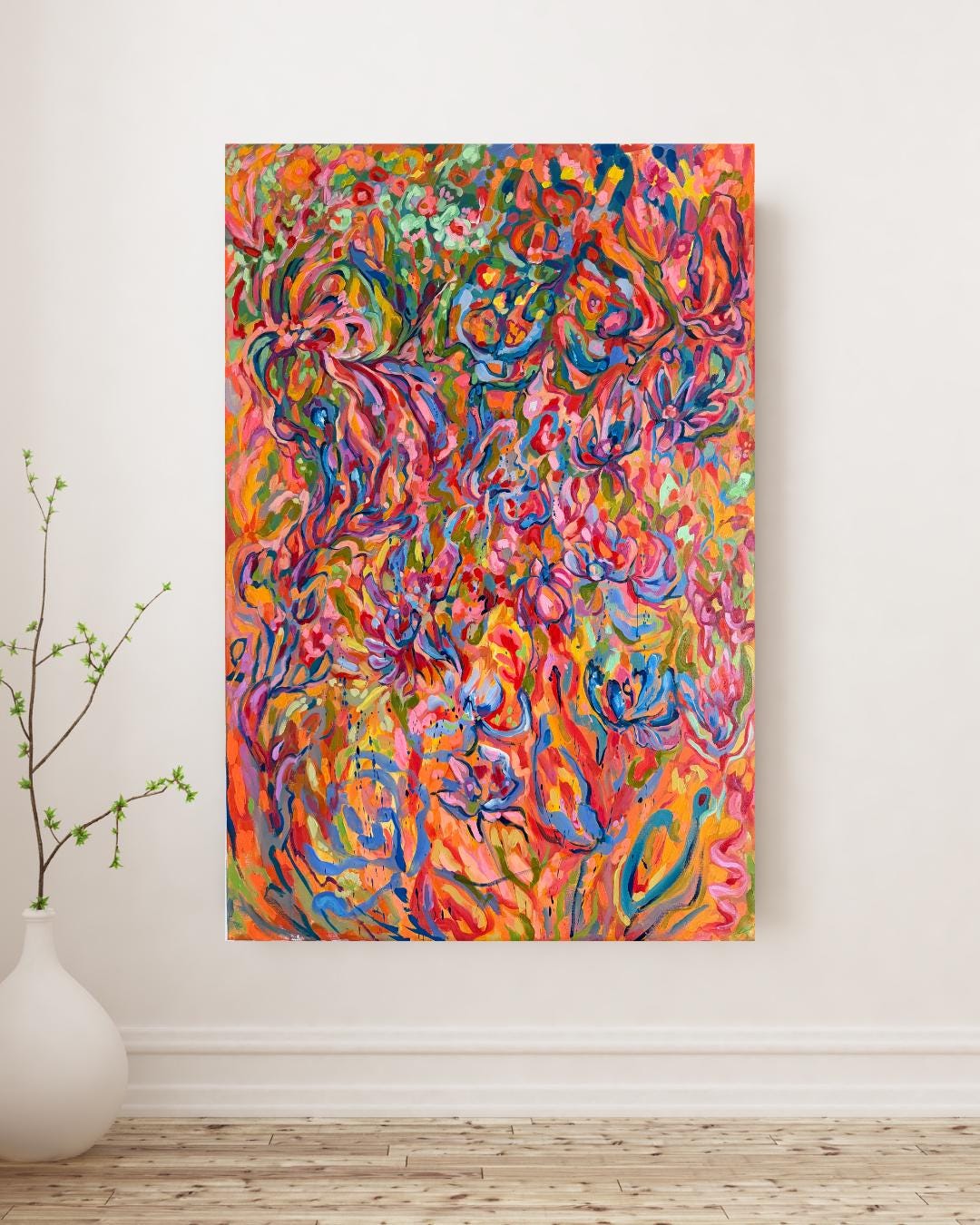 Original XXL huge abstract art painting
