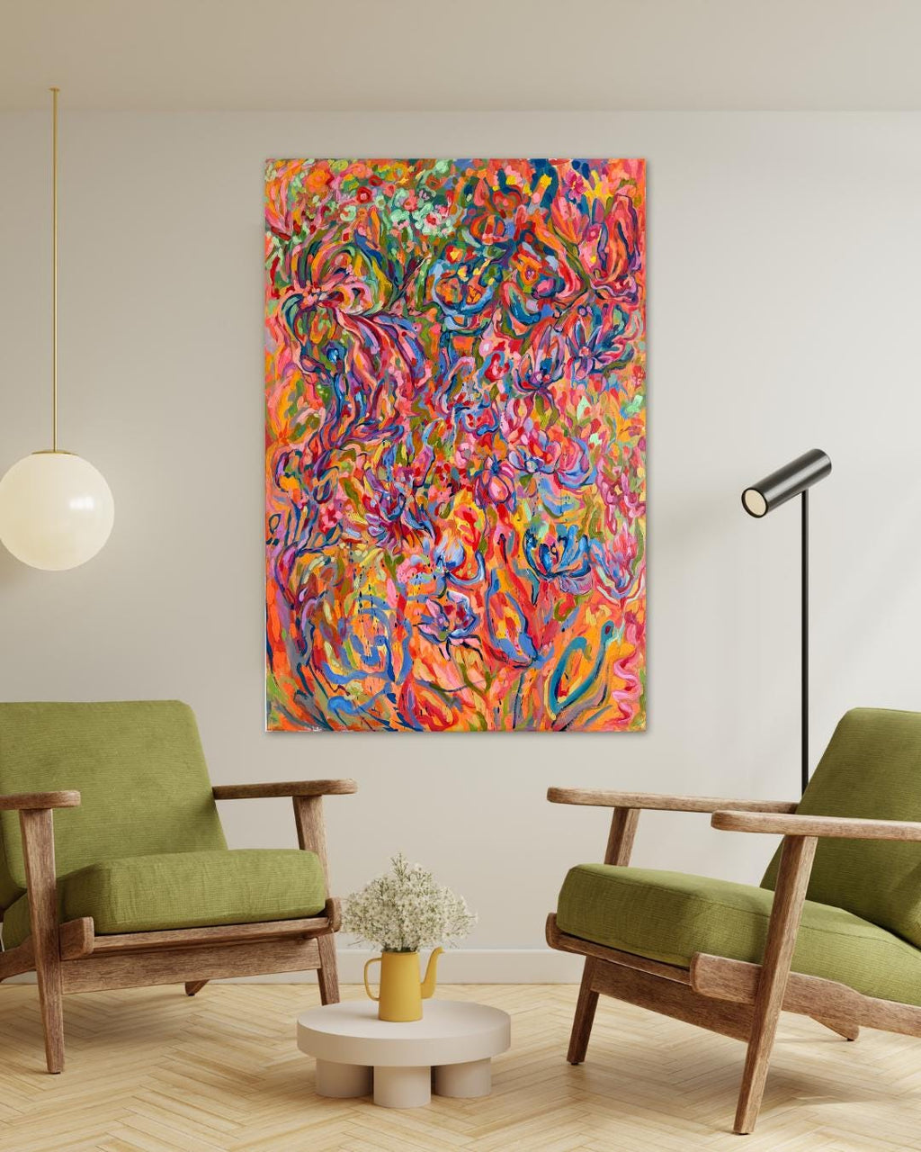 Original XXL huge abstract art painting