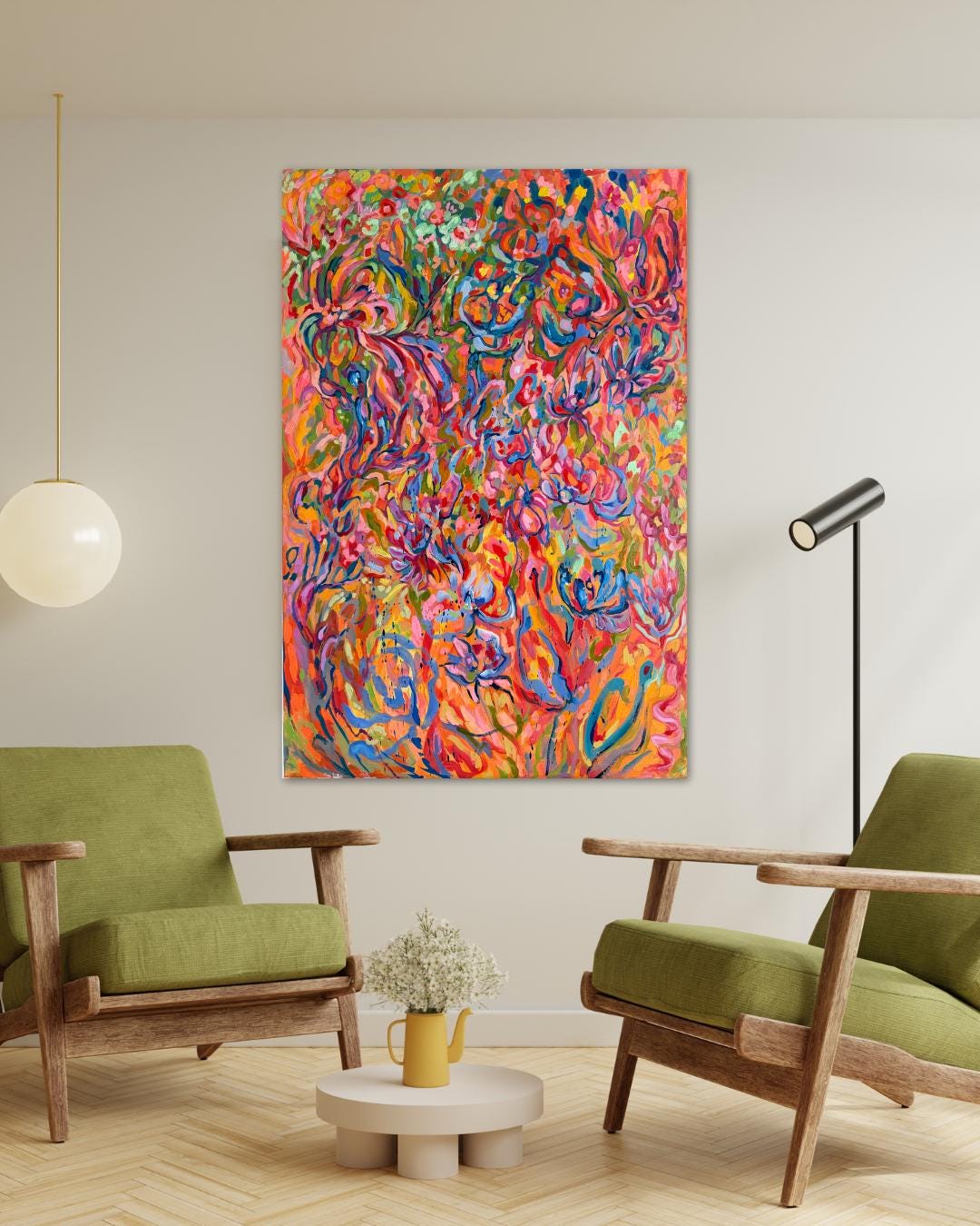 Original XXL huge abstract art painting