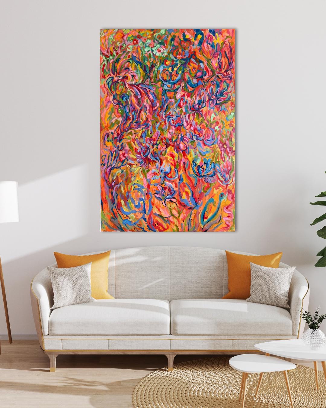 Original XXL huge abstract art painting