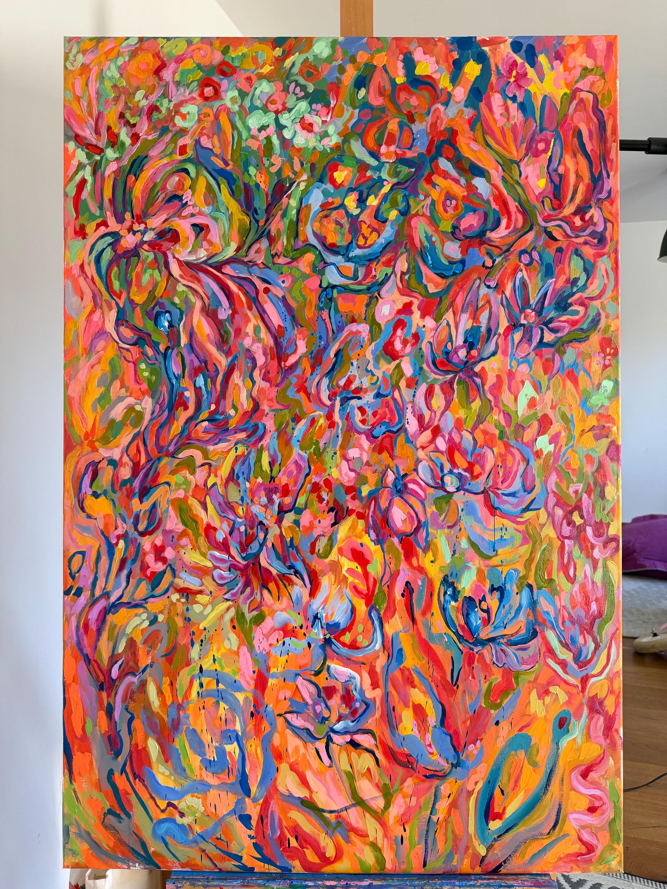 Original XXL huge abstract art painting